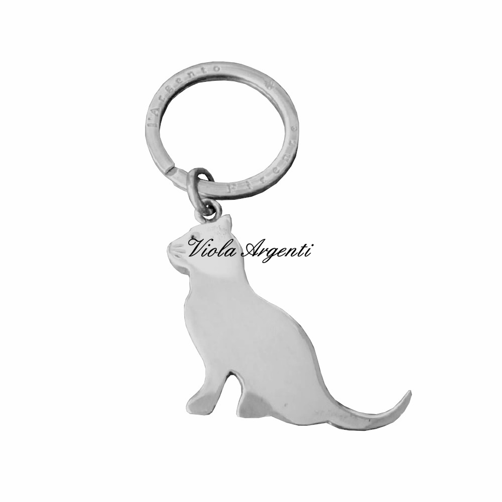 Portachiavi gatto di . Argento online
