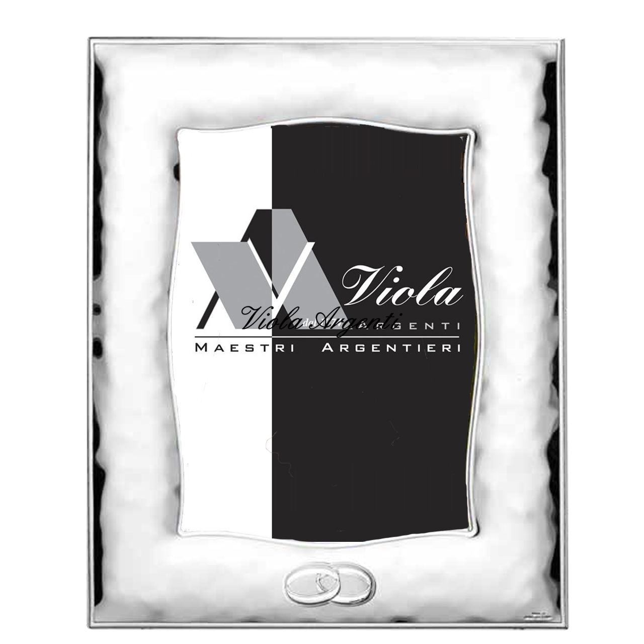 Portafoto argento con fedi di . Argento online