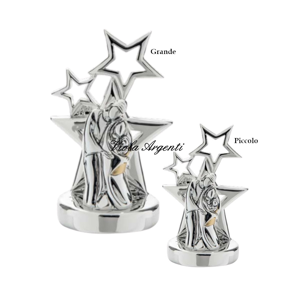 Presepe stilizzato argento di . Argento online