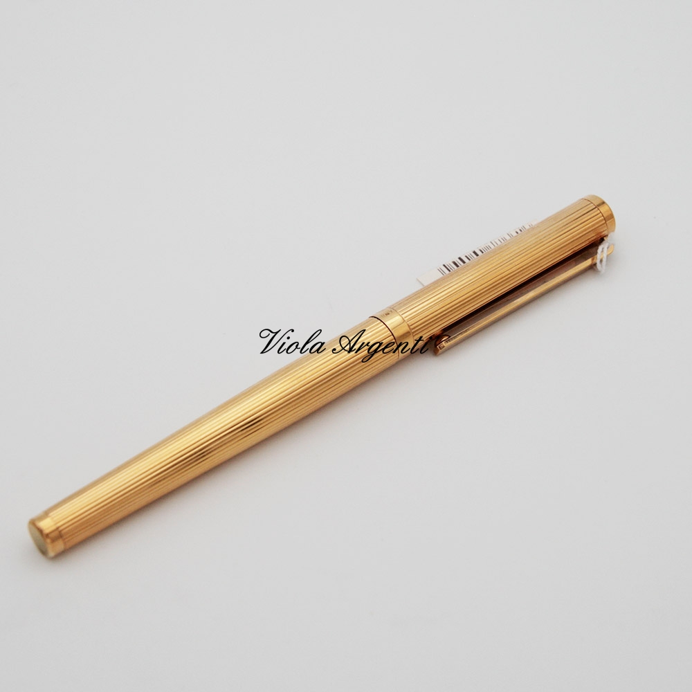 Rollerball dorata con diamante di . Argento online