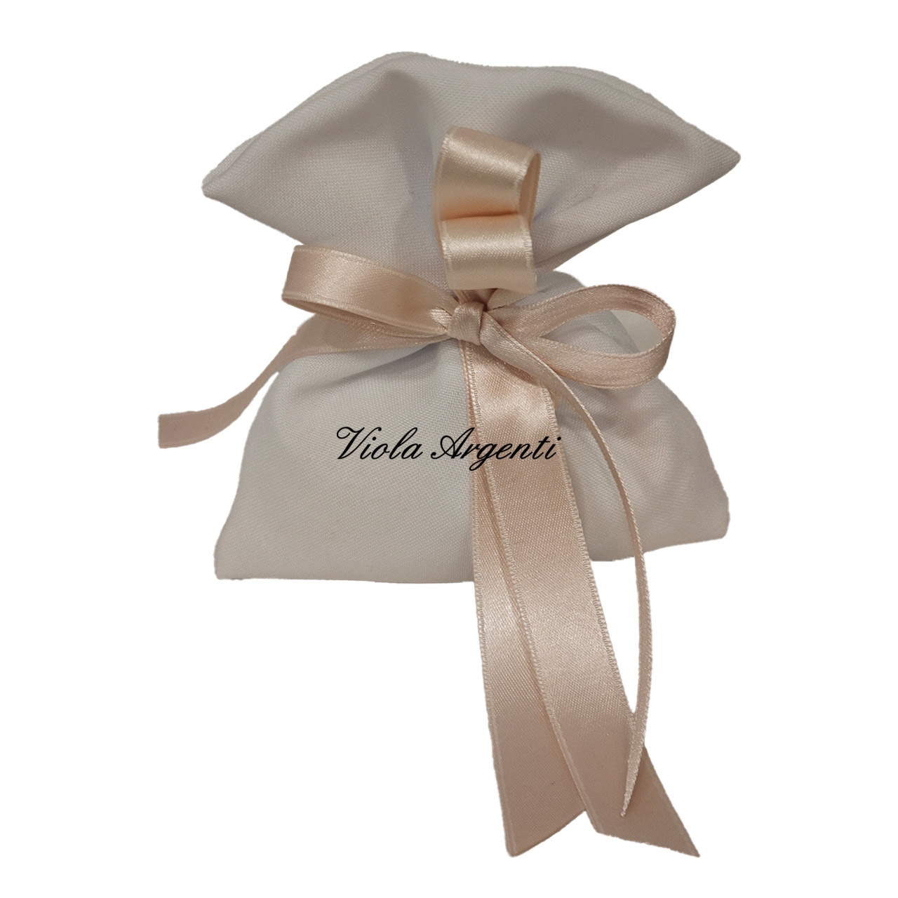 Sacchetto portaconfetti bianco di . Argento online