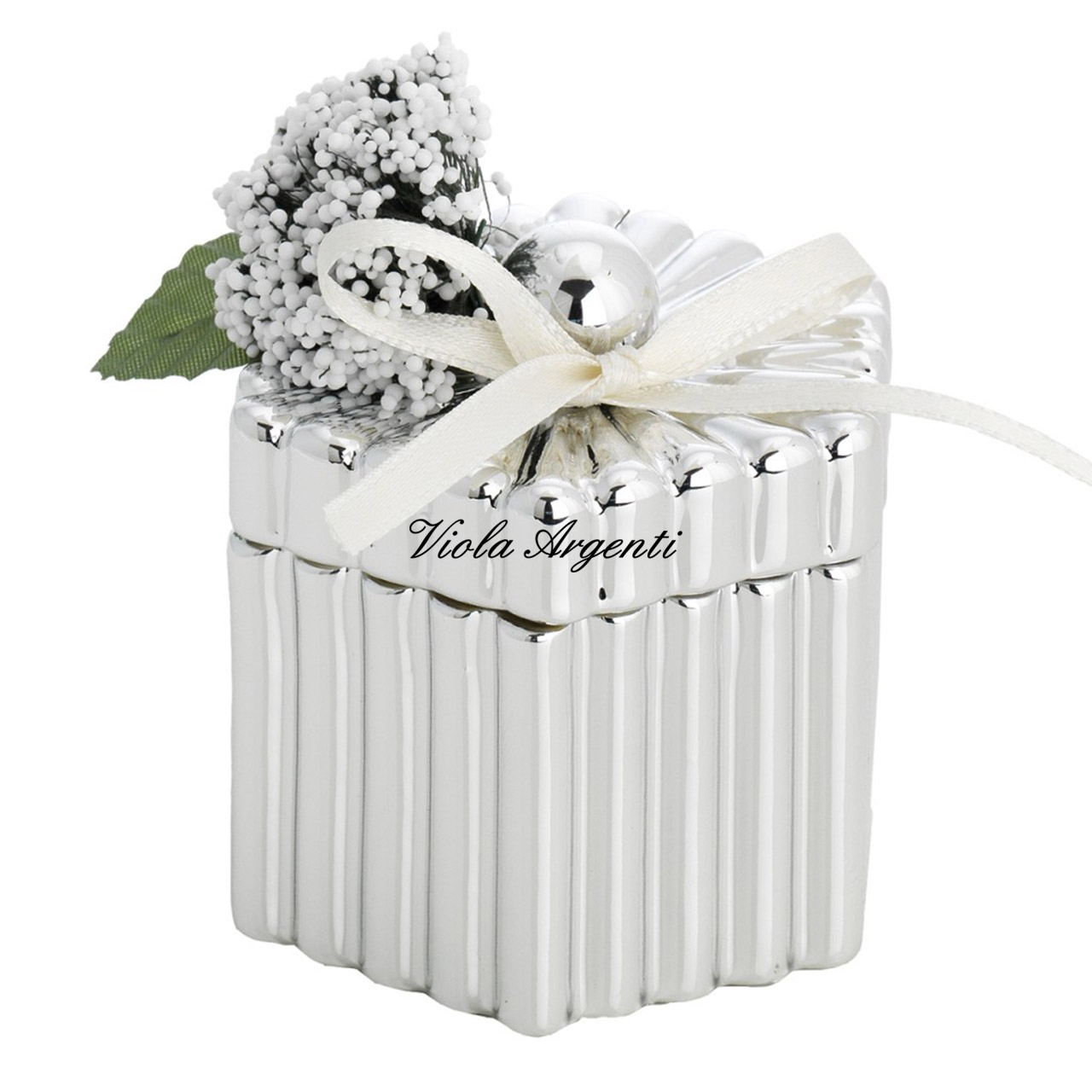Scatolina esagonale di . Argento online