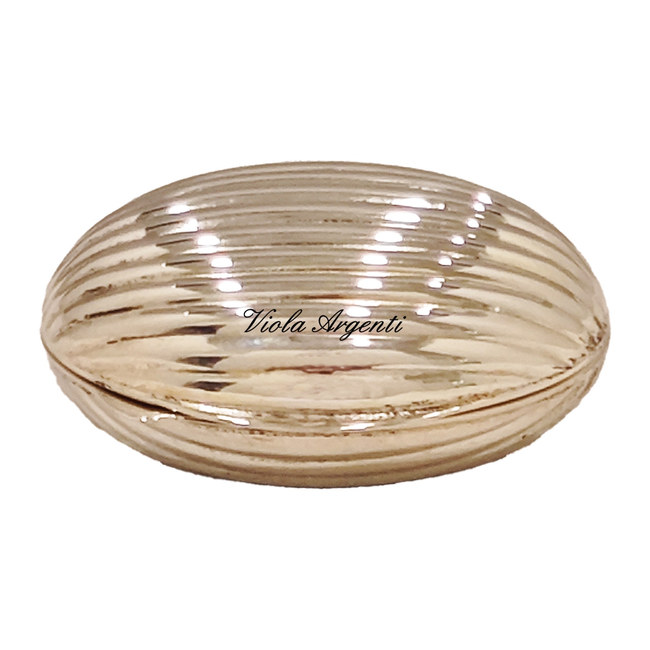 Scatolina ovale con posacenere di . Argento online