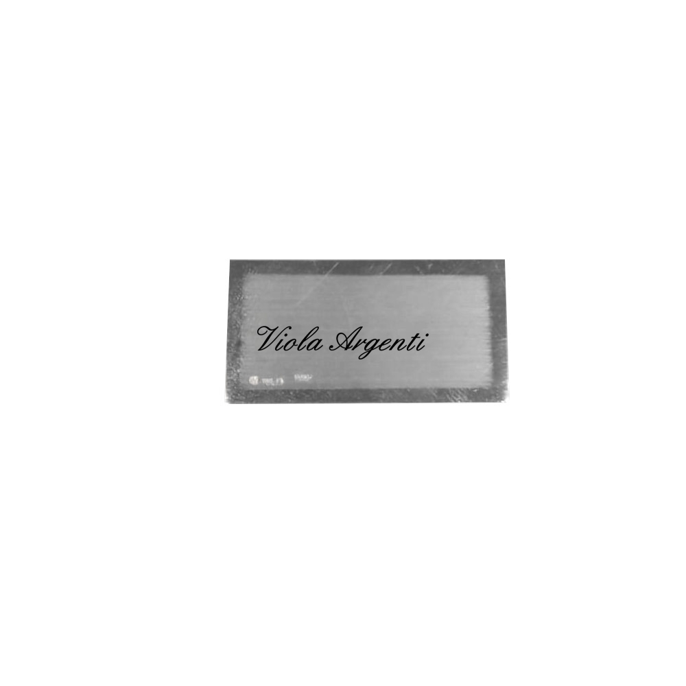 Targhetta di . Argento online