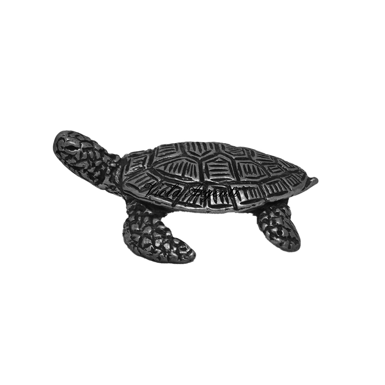 Tartaruga in microfusione di . Argento online