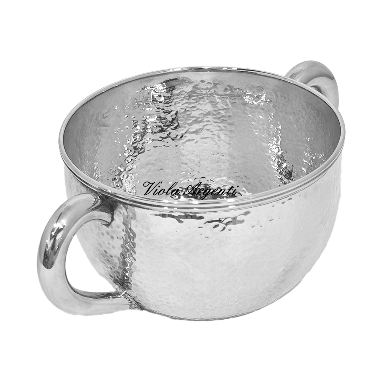 Tazza argento con manici di . Argento online