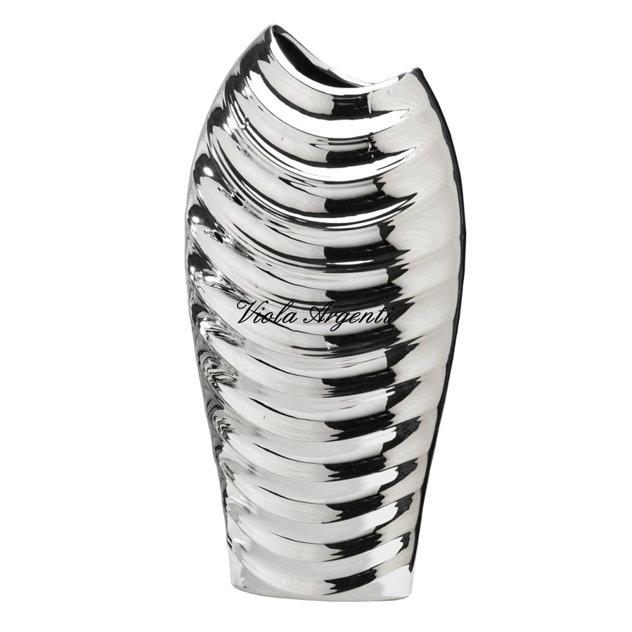 Vaso argentato ad archi di . Argento online