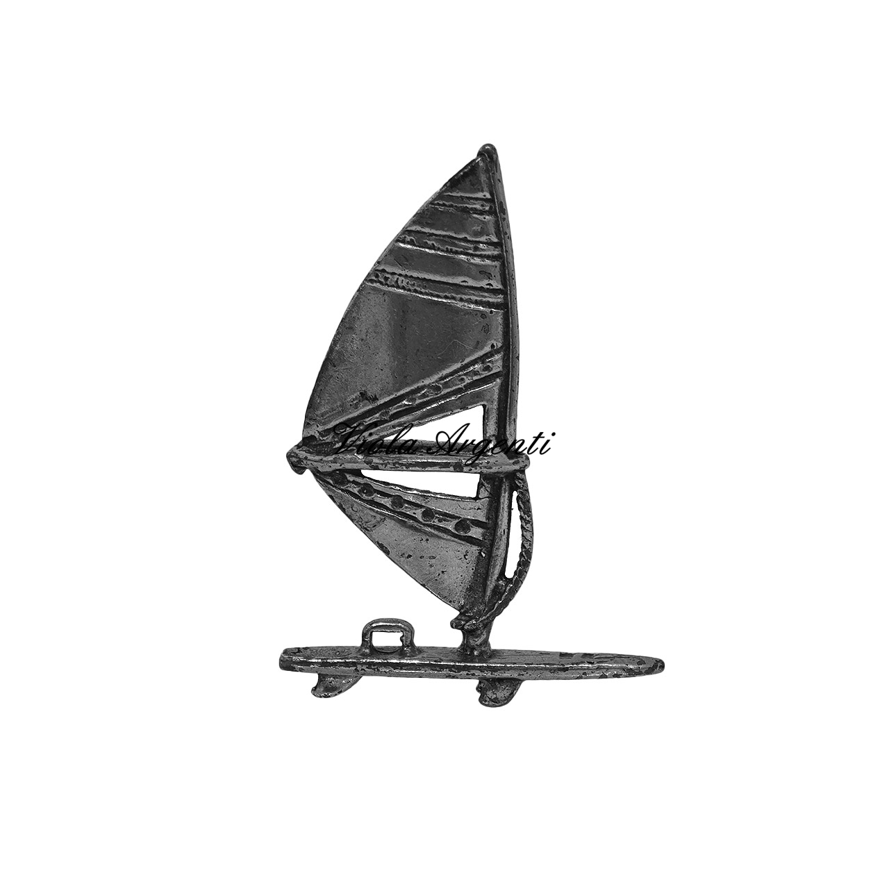 Mini wind-surf in argento di . Argento online
