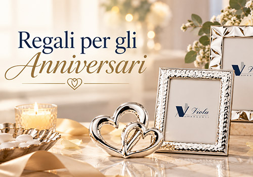 Regali anniversari in argento